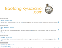 Tablet Screenshot of baotang.kyucxahoi.com